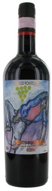 Flasche BRUNELLO di Montalcino DOCG Riserva von Castello Romitorio