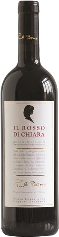Flasche Il Rosso di Chiara Rosso del Ticino DOC von Paolo Basso