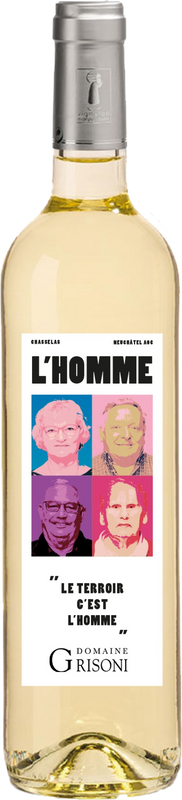 Image of Domaine Grisoni L'Homme Chasselas Neuchâtel AOC - 75cl - Neuenburg, Schweiz