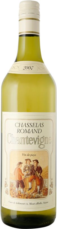 Bouteille de Chantevigne Chasselas Romand VdP de Cave de Jolimont