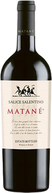 Bottle of Salice Salentino DOC from Matané