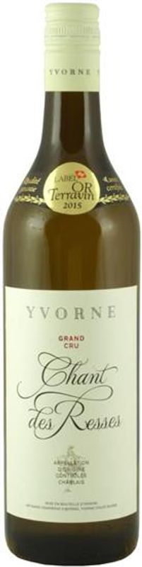 Bottiglia di Yvorne Chant des Resses Grand Cru AOC di Artisans Vignerons d'Yvorne