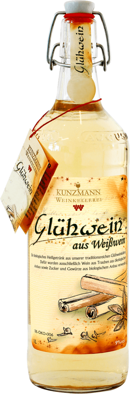 Flasche Bio Glühwein weiss von Kunzmann