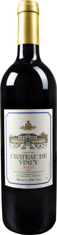 Bottle of Château de Vincy Merlot Grand Cru from Hammel SA