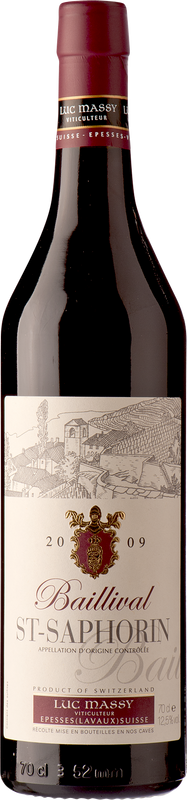 Bottle of Saint-Saphorin Rouge Baillival from Luc Massy