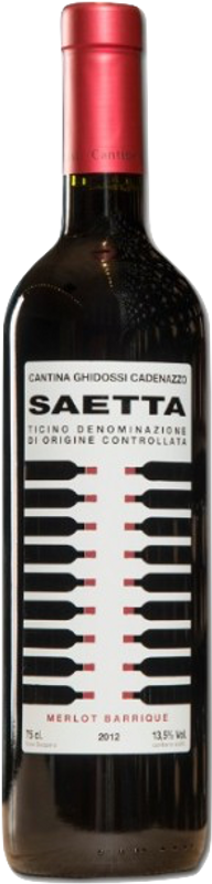 Bottiglia di Saetta Ticino DOC di Cantine Ghidossi