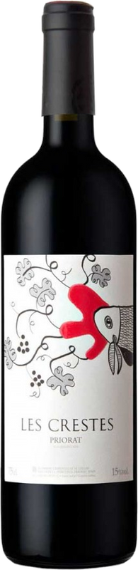 Bottle of Les Crestes Priorat DOQ from Celler Mas Doix