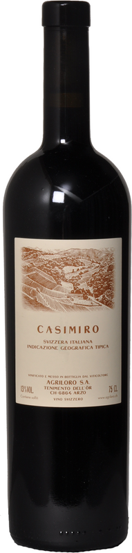 Bottle of Casimiro IGT della Svizzera italiana from Tenimento dell'Ör / Agriloro / Meinrad Perler