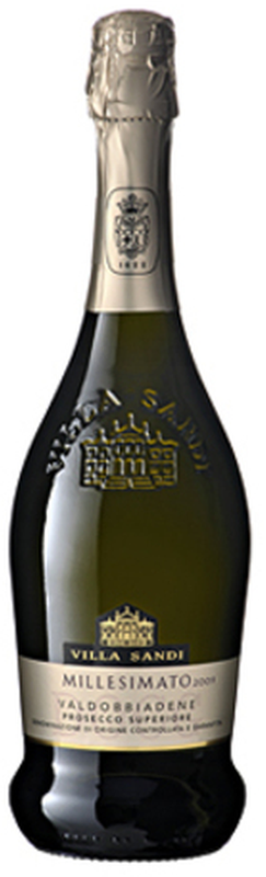 Bottle of Prosecco Valdobbiadene Superiore Millesimato DOCG Brut from Villa Sandi