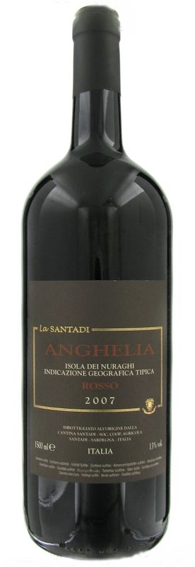 Bottle of Anghelia rosso IGT Isola dei Nuraghi from Cantina di Santadi