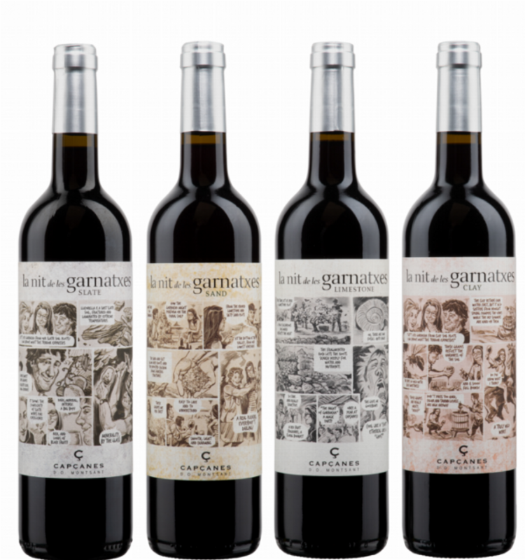 Bottle of Montsant DO La Nit 4er Pack gemischt from Celler Capçanes