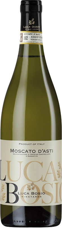 Bottle of Moscato d'Asti DOCG from Bosio Family Estates