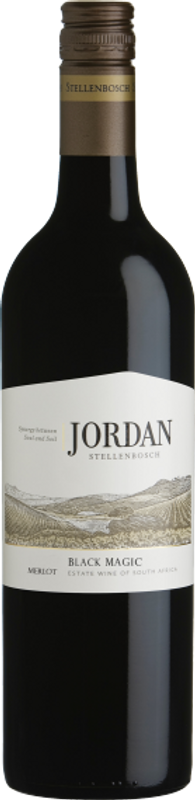 Bottle of Merlot Black Magic from Jordan Wine Estate