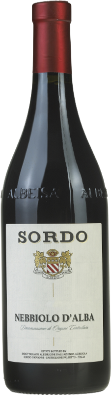 Bottle of Nebbiolo d'Alba DOC from Azienda Agricola Sordo Giovanni