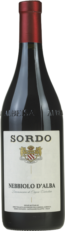 Bottiglia di Nebbiolo d'Alba DOC di Azienda Agricola Sordo Giovanni