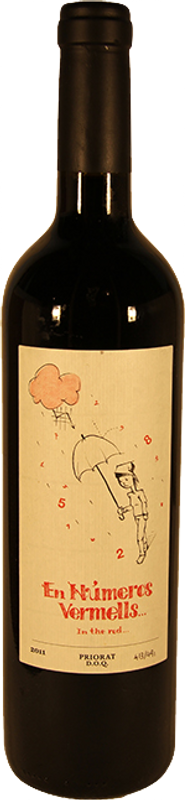 Bottle of En Numeros Vermells Red DOQ Priorat from Silvia Puig