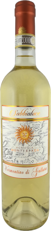 Bottle of Sabbialuce Vermentino di Gallura Superiore DOCG from Montespada