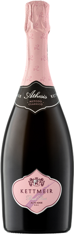 Bottle of Alto Adige DOC Athesio Rosé Brut Metodo Classico from Kettmeir