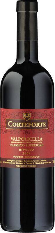 Flasche Valpolicella Ripasso Classico Superiore DOP Bertarè Corteforte von Corteforte