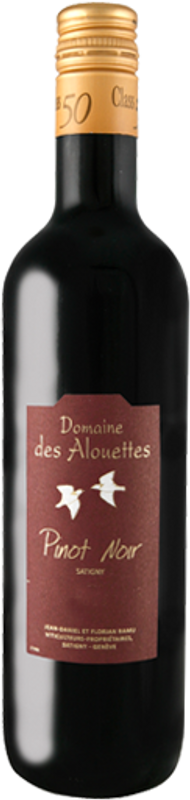 Bottiglia di Domaine des Alouettes Pinot Noir de Satigny AOC Jean-Daniel Ramu di Jean-Daniel Ramu