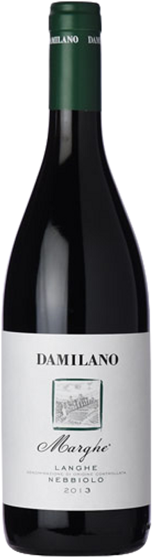 Flasche Marghe Nebbiolo Langhe DOC Damilano von Damilano