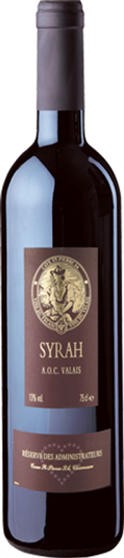 Bouteille de Syrah du Valais AOC Reserve des Administrateurs Saint-Pierre de Saint-Pierre