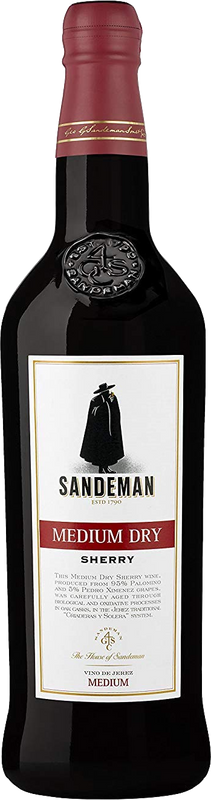 Flasche Sherry Medium Dry Sandeman von Sandeman