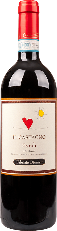 Syrah Cortona DOC Il Castagno Fabrizio Dionisio - 2020 - Toskana, Italien