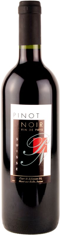 Bottiglia di Pinot Noir Vin de Pays Suisse Cave de Jolimont di Cave de Jolimont