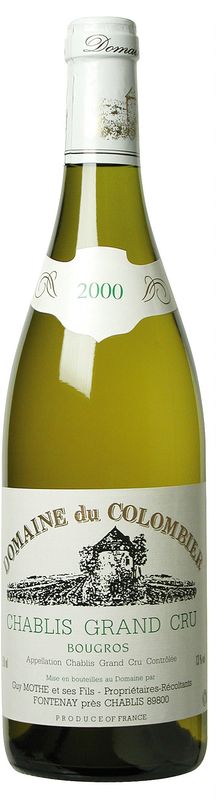 Bouteille de Chablis ac Grand Cru Bougros Domaine du Colombier de Domaine du Colombier
