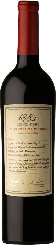 Flasche 1884 Cabernet Sauvignon Estate Grown Mendoza Escorihuela Gascon von Escorihuela Gascon