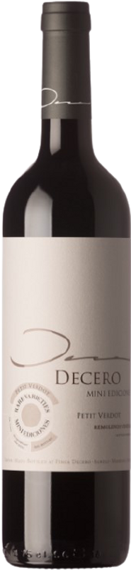 Flasche Decero Petit Verdot Mini Ediciones Bodegas Finca Decero von Bodegas Finca Decero