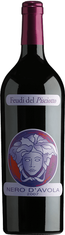 Flasche Nero d'Avola Versace Sicilia IGT Feudi del Pisciotto von Feudi del Pisciotto