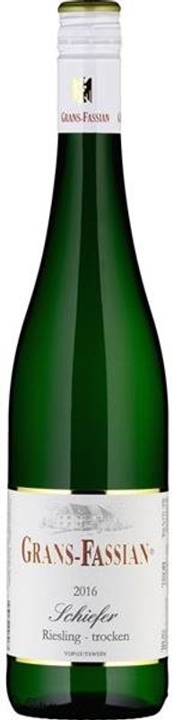 Bouteille de Riesling Schiefer Trocken Weingut Grans-Fassian de Weingut Grans-Fassian