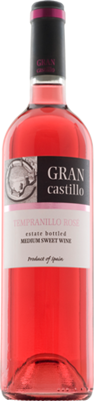 Flasche Tempranillo Rose Gran Castillo Valencia DO Bodegas Gran Castillo von Bodegas Gran Castillo
