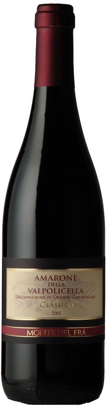 Bottle of Amarone della Valpolicella Classico DOC Monte del Frà from Monte del Frà