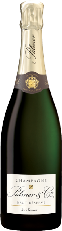 Bottiglia di Champagne Palmer Brut Reserve AOC Château Palmer di Château Palmer