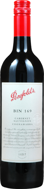 Flasche Bin 169 Cabernet Sauvignon Coonawarra Penfolds von Penfolds