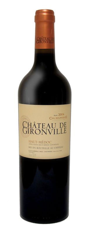 Bouteille de Chateau de Gironville Haut-Medoc AC Cru Bourgeois Château de Gironville de Château de Gironville
