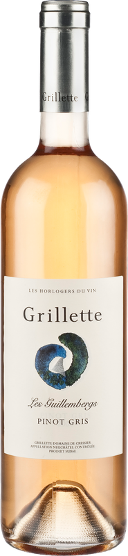 Flasche Les Guillembergs Premier Pinot Gris Neuchatel AOC Grillette Domaine De Cressier von Grillette Domaine De Cressier