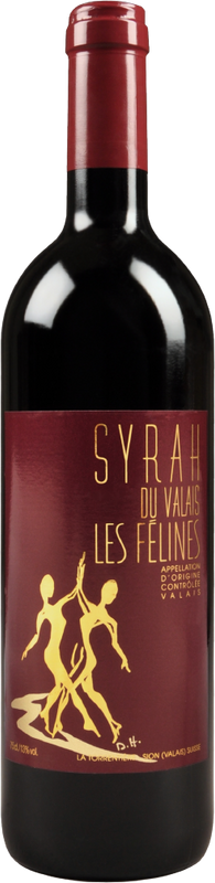 Bottiglia di Syrah du Valais Les Félines La Torrentière Hammel SA di Hammel SA