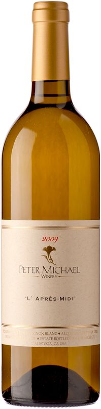 Bottiglia di Sauvignon blanc L'Apres-Midi Peter Michael di Peter Michael