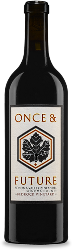 Flasche Bedrock Vineyard Zinfandel Sonoma Valley Once & Future, Joel Peterson von Once & Future, Joel Peterson