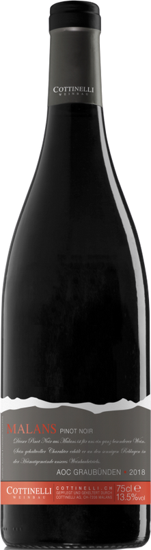 Flasche Malans Pinot Noir Classic AOC Cottinelli von Cottinelli