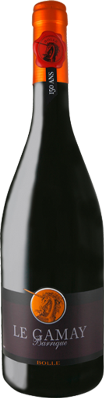 Bottiglia di La Licorne Le Gamay Barrique AOC Vaud Bolle di Bolle