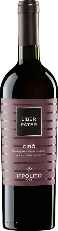 Bottiglia di Cirò Rosso DOC Cl. Sup. Liber Pater Cantine Vincenzo Ippolito di Cantine Vincenzo Ippolito