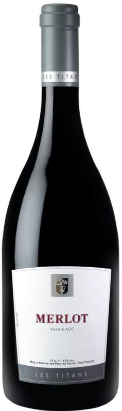 Flasche Merlot du Valais AOC Les Titans Provins von Provins