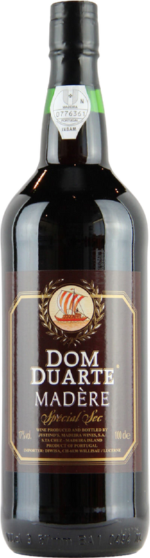Flasche Madère Dom Duarte Spécial Sec Justino's Madeira Wines von Justino's Madeira Wines