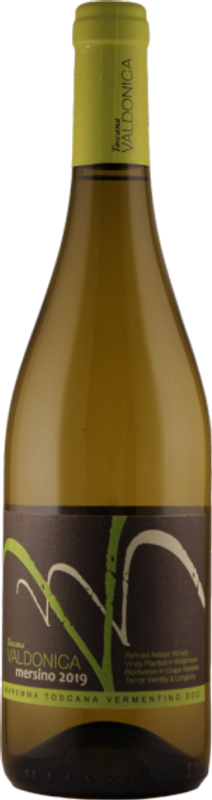 Bottiglia di Mersino Vermentino DOC Maremma Toscana Valdonica di Valdonica