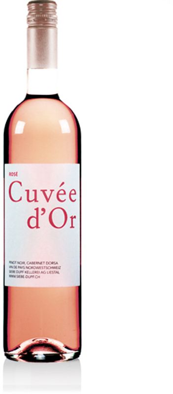 Flasche Cuvee d'Or Rose Siebe Dupf Kellerei von Siebe Dupf Kellerei